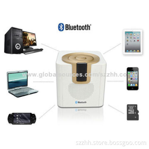 Portable and Mini Bluetooth Stereo Speaker, 2.1+EDR, Supports Playing Music from TF Card
